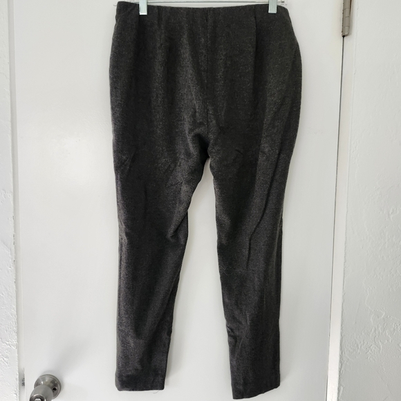 J. Jill Gray Ponte Knit Leggings Size Large Stretch Viscose - Picture 4 of 6